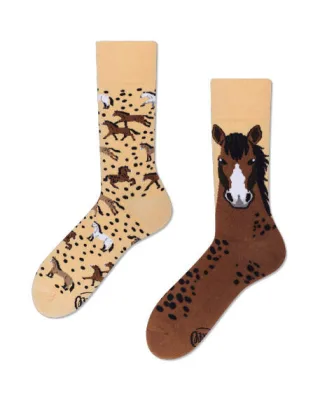 many mornings - Socken - Wild Horse braun/beige - Gr. - 42