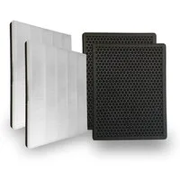Comedes Filter-Set 2er Set einsetzbar statt Philips FY1410/30 und FY1413/30, Zubehör für Passend für Philips Luftreiniger AC1214/10 und AC2729/10
