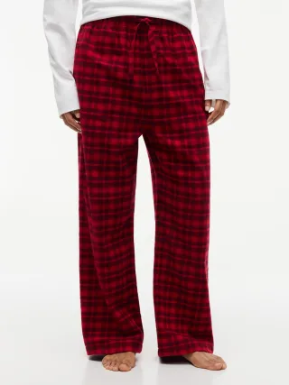FLANNEL PJ PANT SELF WB Red Tonal Plaid - Gr. - M