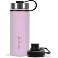 720°DGREE Trinkflasche Isolier Trinkflasche noLimit Edelstahl mit Sportdeckel flieder 0,5l