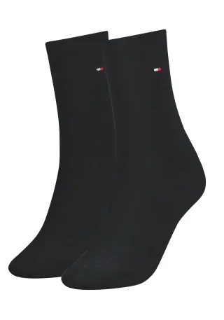 Tommy Hilfiger Socken "TH WOMEN SOCK CASUAL 2P" 2 Paar, 2 Stk. tlg. mit flacher Zehennaht