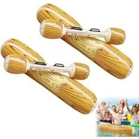 FELIXLEO Aufblasbare Schwimmfigur Aufblasbares Pool Spielzeug Battle Log Raft 2 Sets