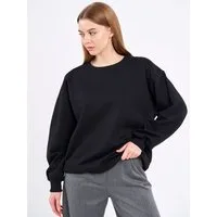COMEOR Sweatshirt Damen Oversize Pullover Langarm Baumwolle