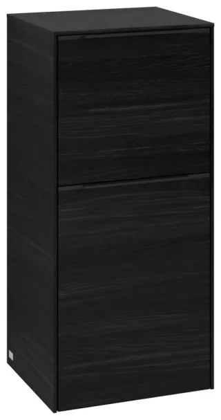 Villeroy & Boch Seitenschrank Subway 3.0 C59501 400x 860x362mm 1 Auszug 1 Tür A:re Black Oak C59501AB