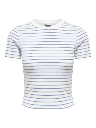 ONLY - ONLLUPE S/S STRIPE TEE JRS NOOS Cloud Dancer - Gr. - XS