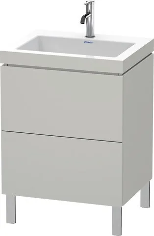 Duravit L-Cube c-bonded Set bodenstehend Betongrau Matt 600x480x698 mm - LC6936O0707 LC6936O0707