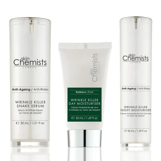 skinChemists Anti-Aging-Serum gegen Falten, Tages- und Nachtpflege-Set