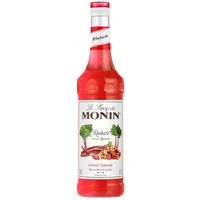 MONIN Getränke-Sirup, Monin Rhababer Sirup ideal für Cocktails und Limonaden 700ml