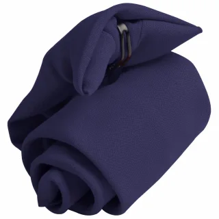 Premier Tie - Schlichte Herren-Krawatte mit Clip (2er-Pack) (Marine)
