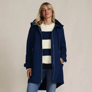 Squall Regenjacke in A-Linie, Damen,  Blau, Nylon, by Lands' End