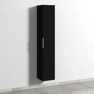 Sanipa 3way Hochschrank mit 1 Tür, Schwarz-Matt UF10708