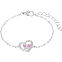 Prinzessin Lillifee Armband Herz/Schmetterling-Optik, mit Zirkonia (synth)