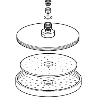 Hansa Brausekopf komplett chrom 59912432 chr