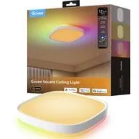 30cm RGBWW + RGBIC Square Smart Ceiling Light, LED-Leuchte