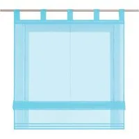 Delien Raffrollo Sophia, mit Schlaufen, Voile Uni Wohnzimmer Gardine
