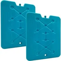 Spetebo Kühlakku XXL Kühlakku flach 2er Set - 32x25 cm / 780 ml - Kühl Pack, lebensmittelecht