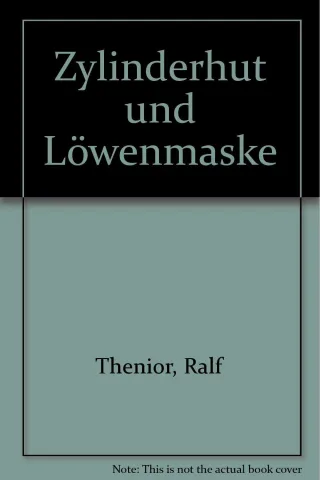 Zylinderhut und Löwenmaske