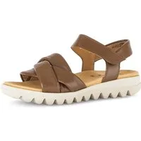 Gabor Riemchensandale, Sommerschuh, Keilsandalette, Bequemschuh mit Klettverschluss