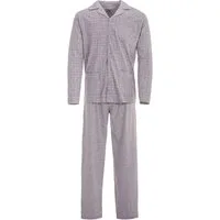 Henry Terre Pyjama Pyjama Set Langarm - Kariert