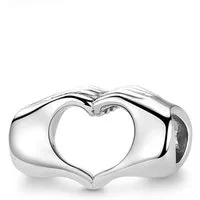 Gnoce Bead Gnoce Charm Für immer in unserem Herzen AJCS21 Silber
