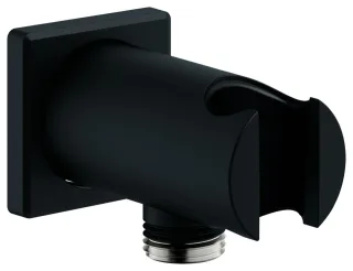 GROHE Wandanschlussbogen Rainshower, 26659 eckige Rosette phantom black, 26659KF0 26659KF0