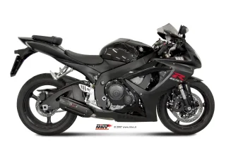 Sport Auspuff MIVV Suono Steel Black Suzuki GSX-R 600 / 750 Bj. 2006-2007 K6/K7 Typ: CE/CF +ABE