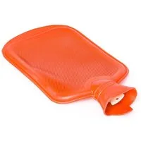 Goods+Gadgets Wärmflasche Wärmflasche 2L – Bettflasche aus Naturkautschuk mit Abnehmbar Bezug, (2 Liter Bettflasche, aus Naturkautschuk), ohne Bezug