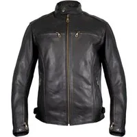 MDM Lederjacke Herren Motorrad Lederjacke aus Rindsleder mit Protektoren Motorrad Leder Jacke