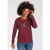 KangaROOS Sweatshirt Langarm, figurumspielende Passform
