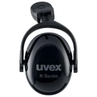uvex pheos K1P Kapselgehörschutz Helmkapsel SNR 28 dB Größe S/M/L schwarz/grau/blau - 2600216