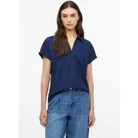 s.Oliver Kurzarmshirt Polo-Shirt Strukturiertes Jersey-Polo