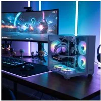 Chronicle GAMING PC TRIORAMA RTX 3050 32GB 500GB Wasserkühlung Weiß PC (Intel INTEL XEON E5, NVIDIA RTX 3050 6 GB, 32 GB RAM, 500 GB SSD, Wasserkühlung)