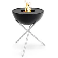 höfats Feuerkorb BOWL 57, 70 Feuerschale, (kippbarer Feuerkorb, Stahl emailliert, raucharme Feuerstelle mit Plancha Grillplatte und Grillrost nutzbar), langlebiges Produkt