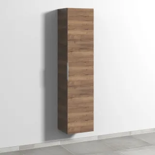 Sanipa 3way Hochschrank mit 1 Tür, Eiche-Tabak UM11150