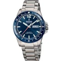 Festina Quarzuhr Calendario Titanium F20698/2, Armbanduhr, Herrenuhr, analog, Tag, Wochentag