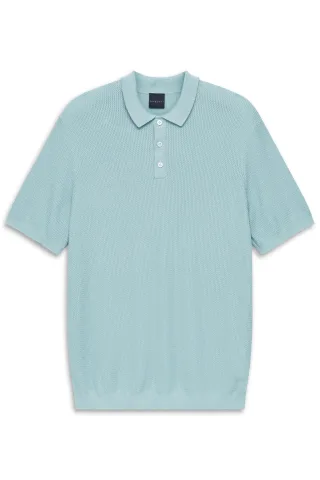 bugatti - Herren Polo 1/2 Arm aqua - Gr. - XXL