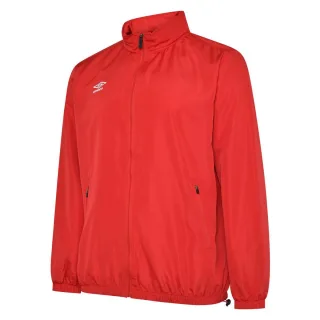 Umbro Herren Club Essential Light Wasserdichte Jacke (Zinnoberrot)