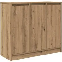 vidaXL Sideboard Sideboard Artisan-Eiche 85x34x76 cm Holzwerkstoff (1 St)