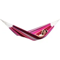 Amazonas Hängematte XL Hängematte Barbados - Klassische Hängematte für 2 Personen, Handgefertigt in Brasilien, recycelte Baumwolle