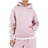 Smilodox Hoodie Thalea Kapuzenpullover Damen Oversize Fit mit Kängurutasche Relaxed Fit, Weiches Sweat Material, Logo-Stitching, Gym & Freizeit