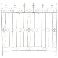 CLP Rankgitter Mangold, 1 St., 1er, flexibler Gartenzaun aus Eisen, 124 cm breit