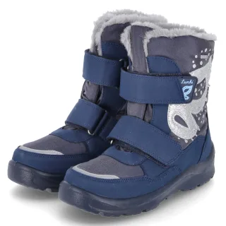 Lurchi Winterstiefel KIOKO  Blau - Gr. 26 -  Textil