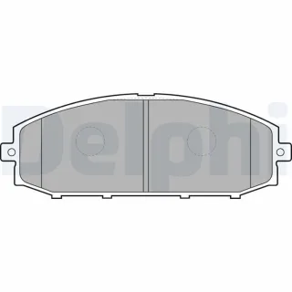 Delphi Bremsbel?ge vorne Nissan Patrol