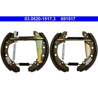 ATE Bremsbackensatz hinten Audi Seat VW Polo Fox