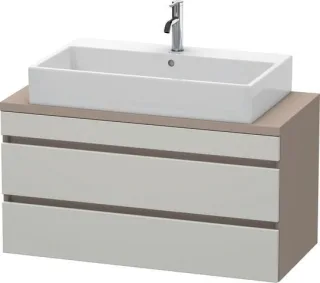 Duravit DuraStyle Konsolenwaschtischunterbau wandhängend Betongrau & Basalt Matt 1000x478x512 mm - D DS530900743