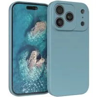 EAZY CASE Handyhülle für Apple iPhone 17 Pro Hülle Silikon 6,3 Zoll, TPU Silikon Bumper Case stoßfest Slimcover Schutzhülle Etui Blaugrün