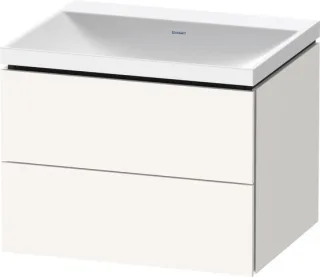 Duravit L-Cube c-shaped Set wandhängend Weiß Supermatt 600x480x480 mm - LC6950N84840000 LC6950N84840000