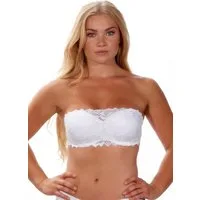 After Eden D-cup & up Bandeau-BH ANNA abnehmbare Träger, mit Schale, mit Bügel, mit Spitze, feminin