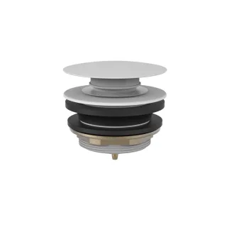 Tres Click clack Ablaufventil für Wanne Click clack Funktion Stöpsel: Ø 70 mm, 13474010BM 13474010BM