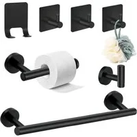 BlingBin Badezimmer-Set 7 IN 1 Handtuchhalter Set Handtuchstange Toilettenpapierhalter, (7er/Set, 7-St., 7pcs), Badezimmer Hardware Set für Badezimmer Küche